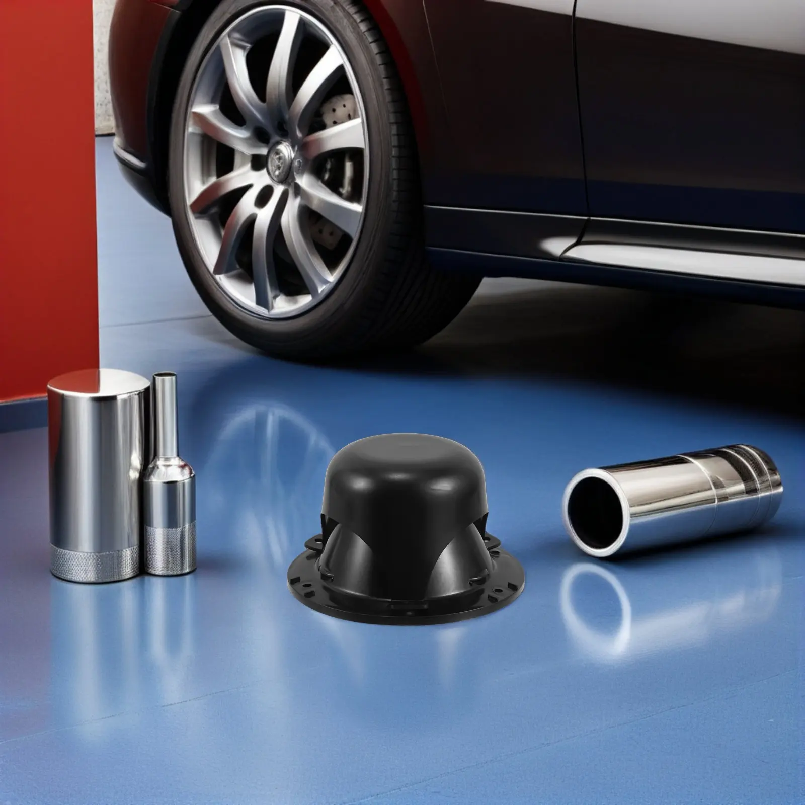 2Pcs Rv Vent Caps Black Plastic Roof Vent for Rv Trailer Camper Upgrade Replacement Screw Included Mushroom Shape Ventilation