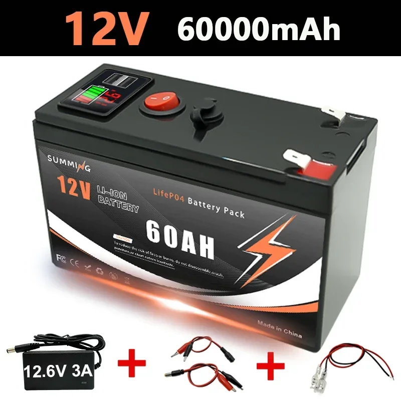 Lithium 12V 150Ah LiFePO4 Deep 4000+ Cycles Batterij Oplaadbare batterij voor verlichting, elektrische wielen, zonne-energie/windkracht, kleine UPS