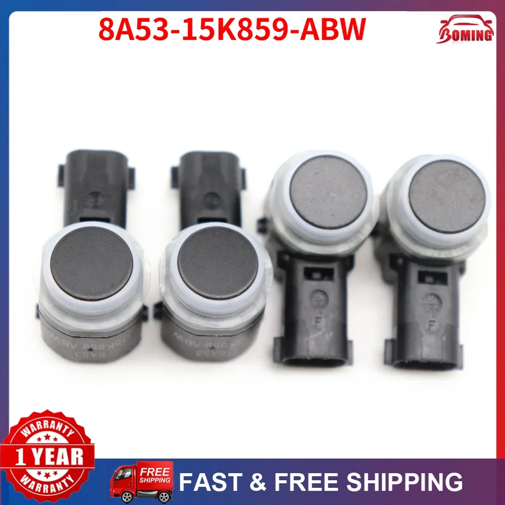 8A53-15K859-ABW 4PCS  PDC Parking Sensor For Ford Edge Expedition Explorer Flex Focus Fusion Taurus Lincoln MKS MKT MKZ Mercury