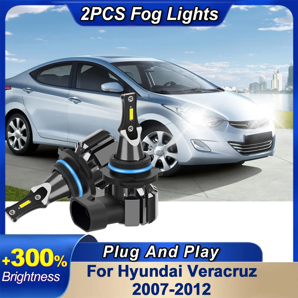 

Для Hyundai Veracruz 2007-2012 Противотуманные фары 9006 HB4 200 Вт Высокая мощность 6000K Автомобильные ходовые огни Настоящий 1:1 дизайн мини-размера