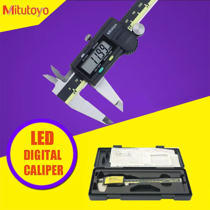 

Штангенциркуль Mitutoyo 150/200/300 мм 500-196-30 ЖК-цифровой штангенциркуль 8 дюймов электронный измерительный штангенциркуль из нержавеющей стали цифровой