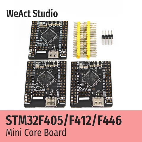WeAct STM32F405RGT6 STM32F412RET6 STM32F446RET6 STM32F405 STM32F412 STM32F446 STM32F4 STM32 Core Board Demo Board Micropython
