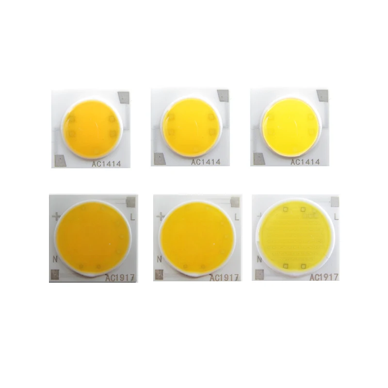 Driverless Cob Led Light Source 3W 5W 7W 9W 12W 15W 20W 30W High Power Led COB for Linear Spotlight Downlight AC220V