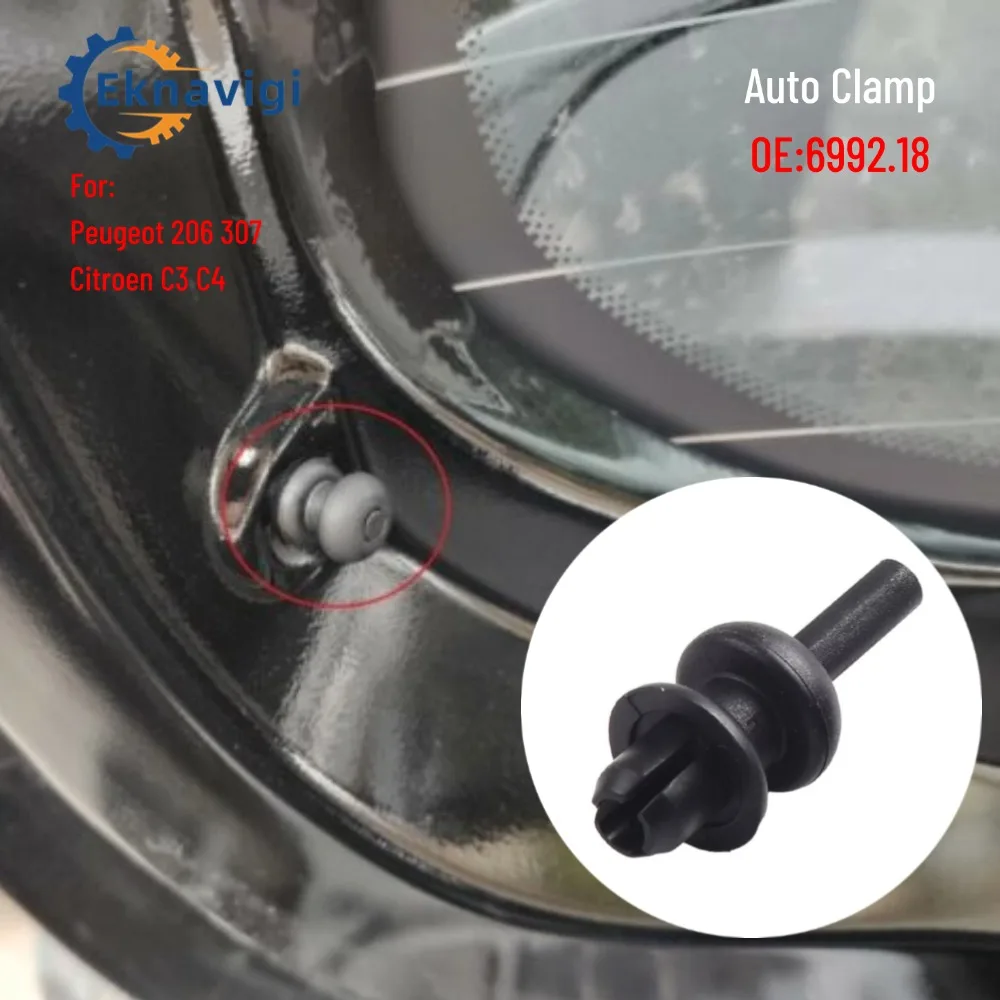 

4PCS Rear Boot Trunk Parcel Shelf Clips OE:699218 For Citroen C2 C3 C4 Ds3 Saxo Xsara Picasso