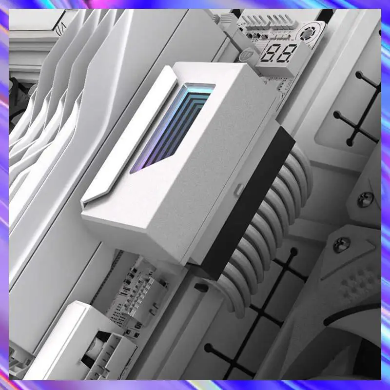 

2X ATX 24Pin Adapter 180 Degree ARGB Adapter 5V Synchronization For Desktop PC Motherboard DIY White