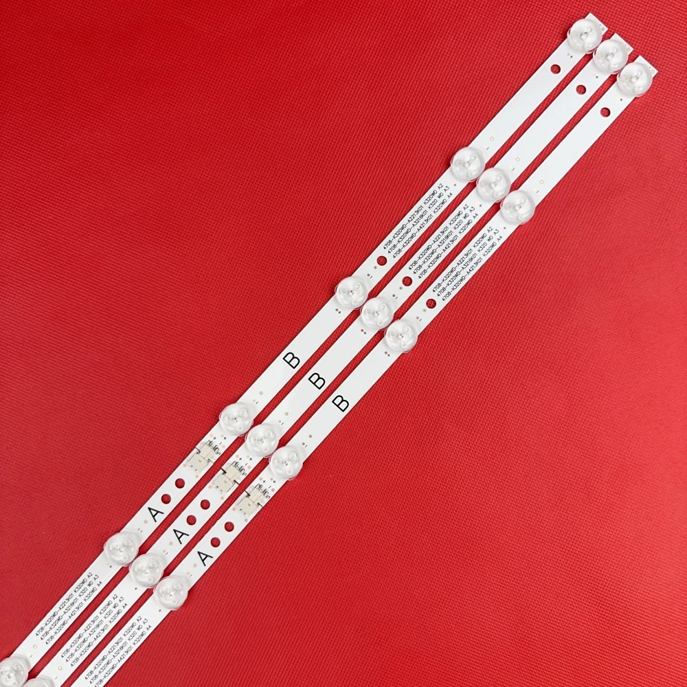 Striscia di retroilluminazione a LED per 4708-K320WD-A2213K01 A4213K01 HORIZONT 32LE3181 32s1750ev AOC LE32M3570/60 LE32D59 32PFL3045 32S1750EV