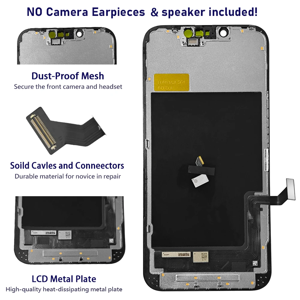 incell Pantalla for iphone 14 LCD Display Touch Screen Digitizer Assembly for iPhone 14 LCD Replacement 3D Touch True