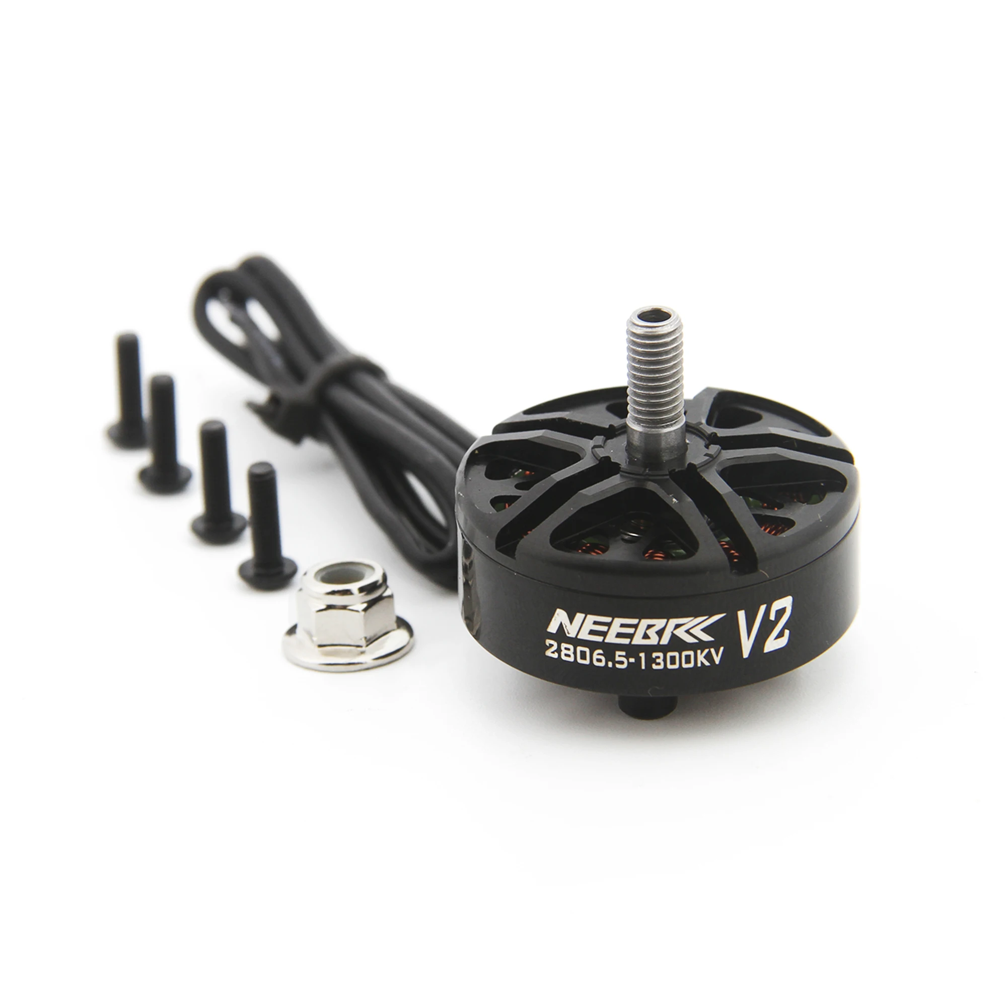 1/2/4 Uds NEEBRC 2807 2806,5 1300KV Drone Motor sin escobillas 3-6S Outrunner para RC FPV Racing Quadcopter avión Mark4 marco de 7 pulgadas ESC