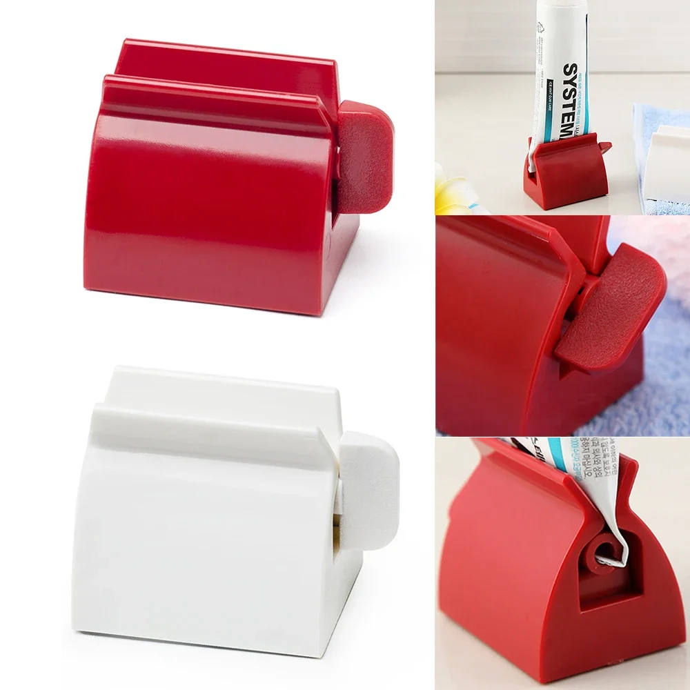 2 Sizes Rolling Tube Toothpaste Squeezer Dispenser Toothpaste Seat Holder Stand Roller Bathroom Set Accessories High Quality