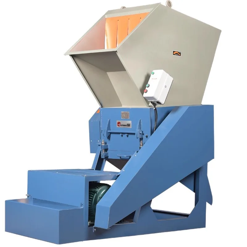 FOB Industrial Waste Plastic Crushing Machine For PP Pipes PVC Film Injection Molding Scrap Recycle Powerful Grinder Equipment