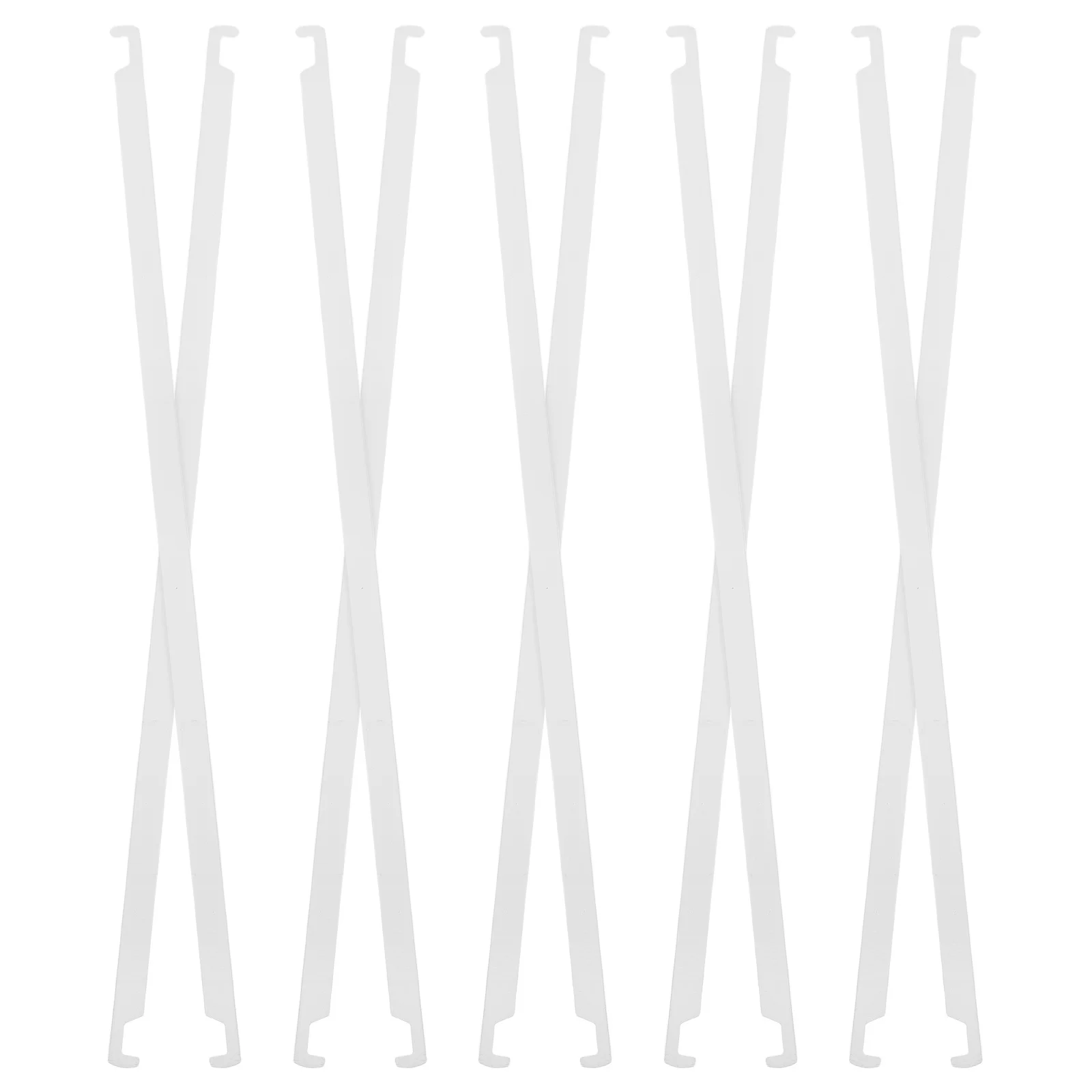 Tiges métalliques suspendues pour bureau, 10 pièces, organisateur de fichiers robuste pour système de classement de bureau, gain de place, Suspension de fichiers en métal de Style moderne