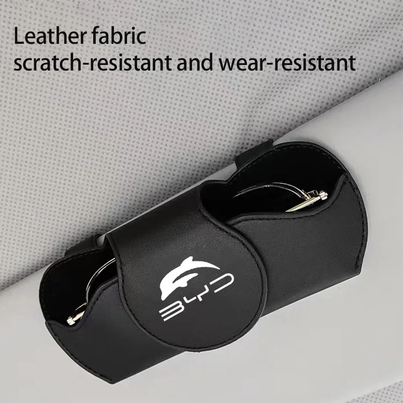 Car Sunglasses Holder Multi-function Glasses Clip Bill Clip for BYD Tang F3 E6 Atto 3 Yuan Plus Song Max F0 G3 I3 Ea1 Dmi 2din