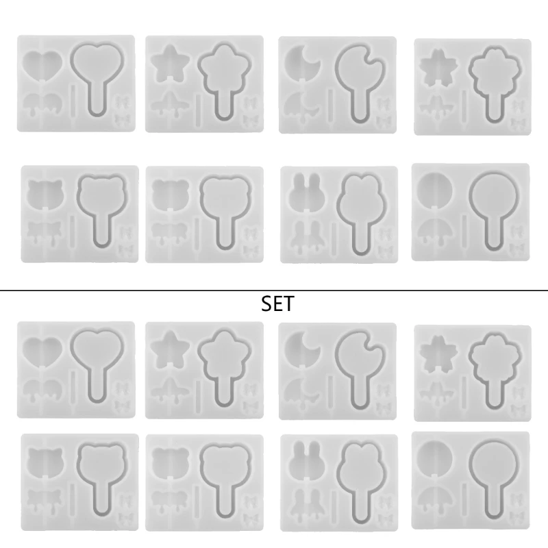 

MXME Lollipop Silicone Mold DIY Jewelry Pendant Tools Keychain Mold