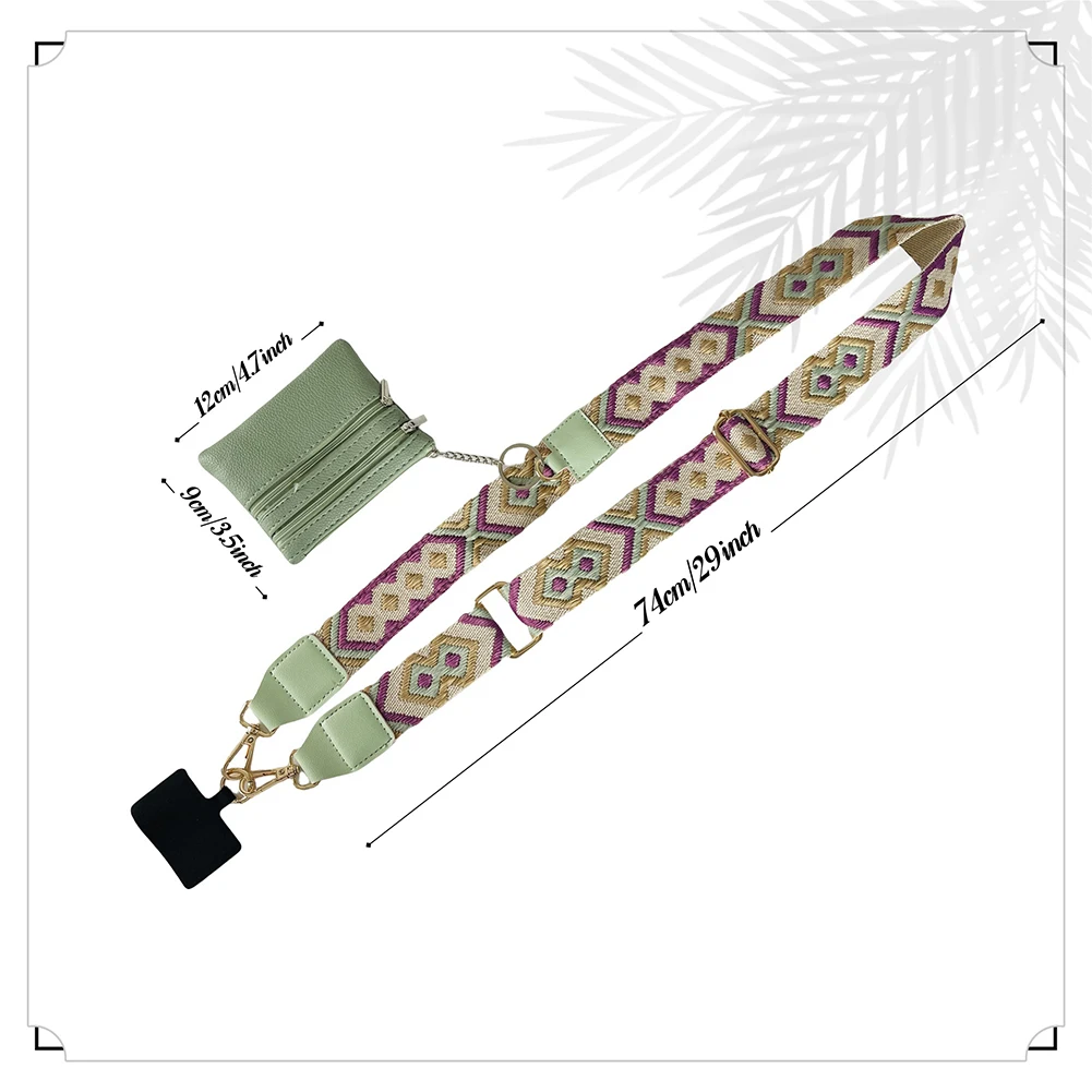 حبل قابل للتعديل للهاتف الخلوي ، حزام هاتف مع حقيبة بسحاب ، شرائط تعليق مضادة للفقد للرجال والنساء ، السفر