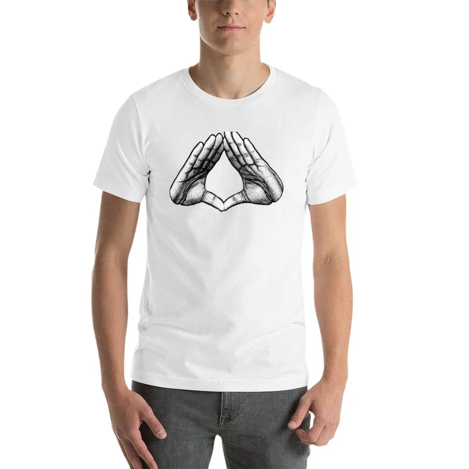 تي شيرت Illuminati تي شيرت قطني أسود عادي للرجال حزمة تي شيرت للرجال حزمة تي شيرت أبيض