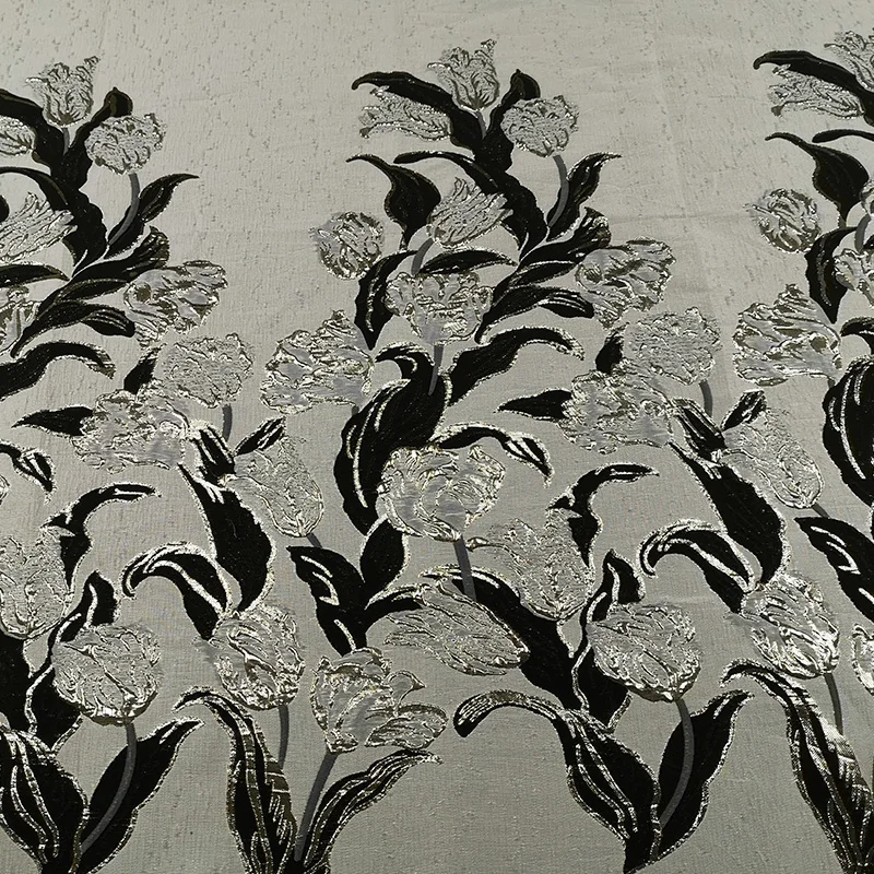 

Пряжа окрашенная парчовая жаккардовая ткань весна осень платье тренчкот Одежда Ткань брендовая модная дизайнерская пошив оптовая продажа материал