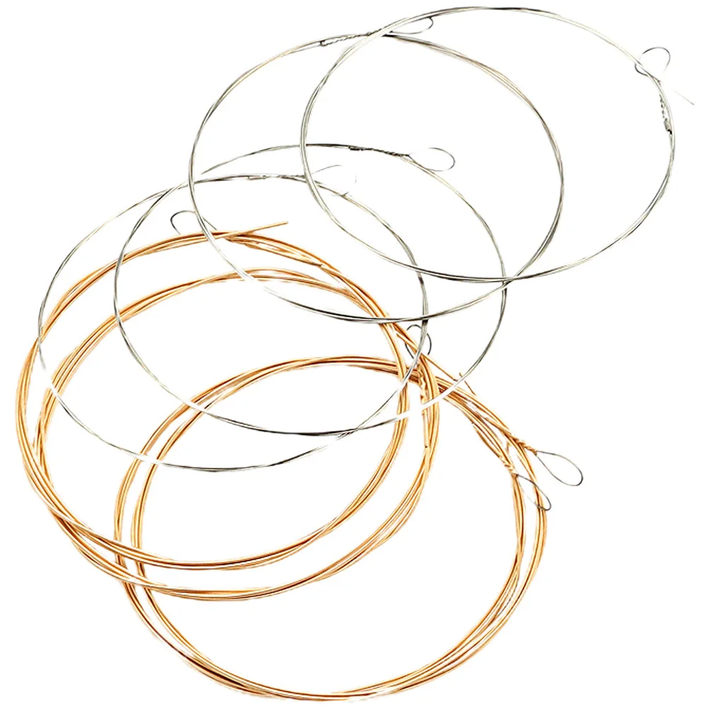 

8pcs 8 Mandolin Strings Set Steel Replacement Strings Durable Metal String For Musical Instrument Parts Accessory