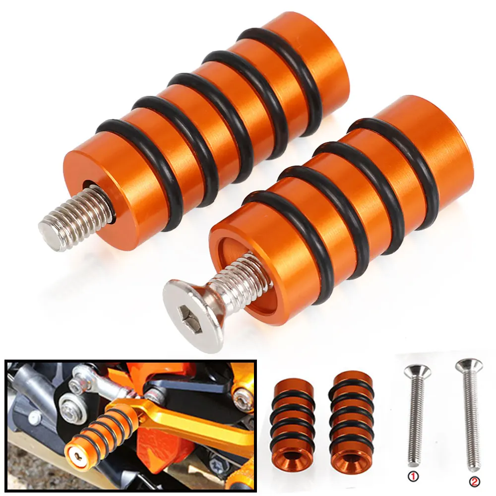890 790 690 DUKE/R Motorcycle Accessory Rear Brake Pedal Shift Lever Toe Pegs Step Plate For 1290 SUPER DUKE GT/R 1190 RC8/R