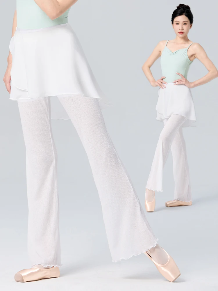 سراويل الباليه النسائية الضيقة - سراويل التخسيس والتدريب على الرقص للبالغين