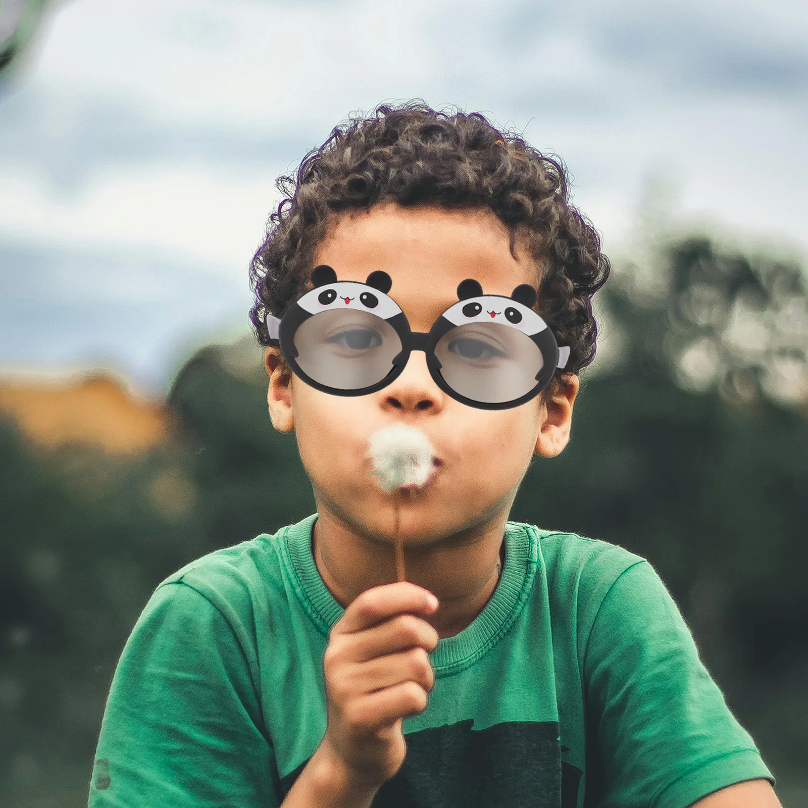 

Panda Shaped Sunglasses Uv Protection Party Sunglasses For Dance Beach Birthday Costume Fun Eyewear Props