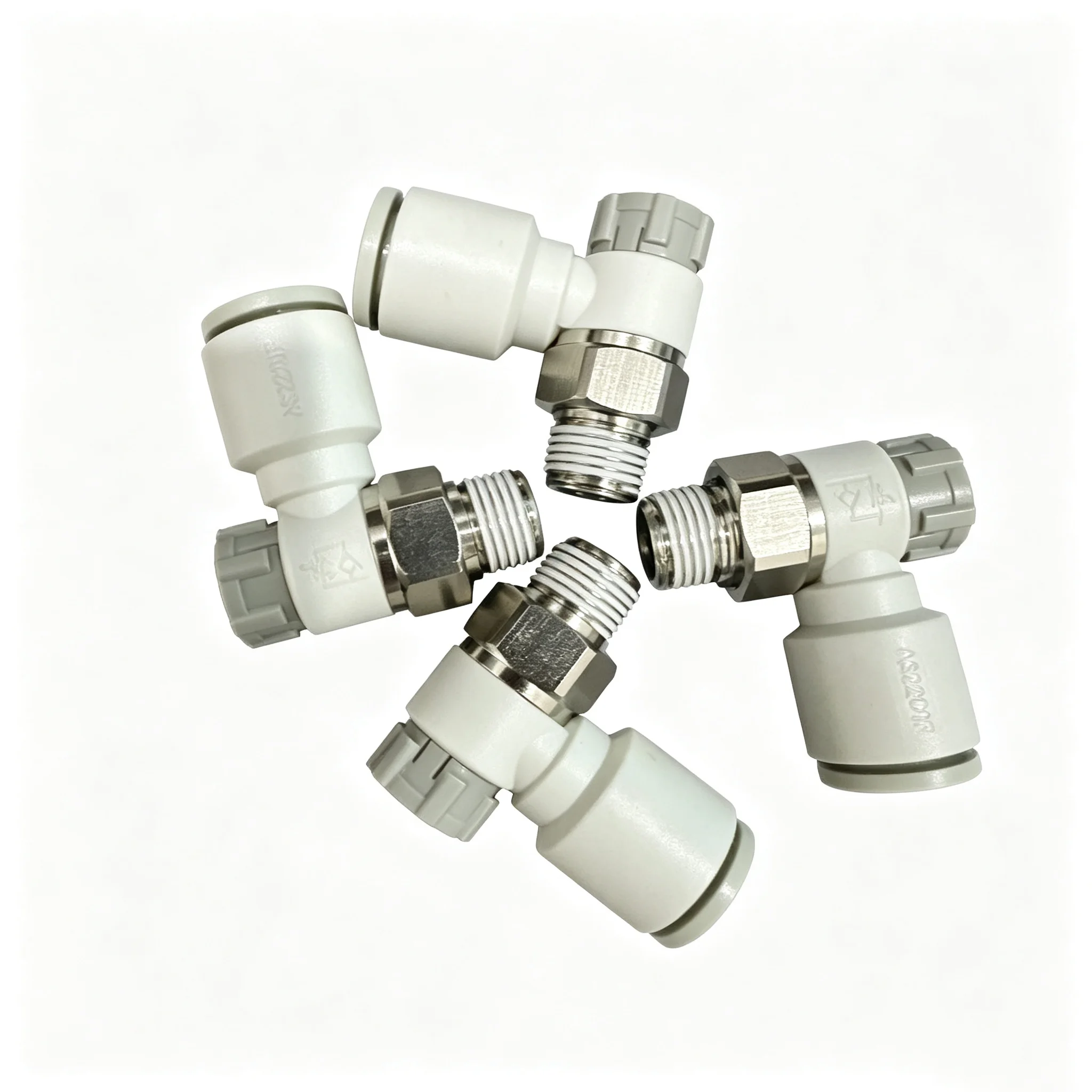 AS1201F Elbow Fittings Flow Control Valve Regulator Speed Control Gas Fitting AS2201-M5-04A/AS3201F-03-12SA for Industrial Use