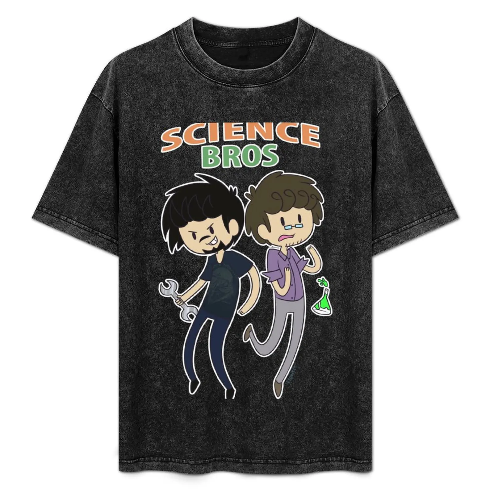 

Science Bros T-Shirt Plus Size Non-Shrink T-Shirt