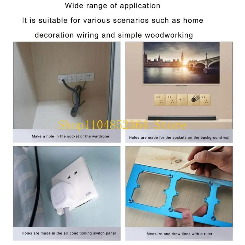 

652F Easy Installation Tool for 86 Type Switching Socket Precise Hole Alignment