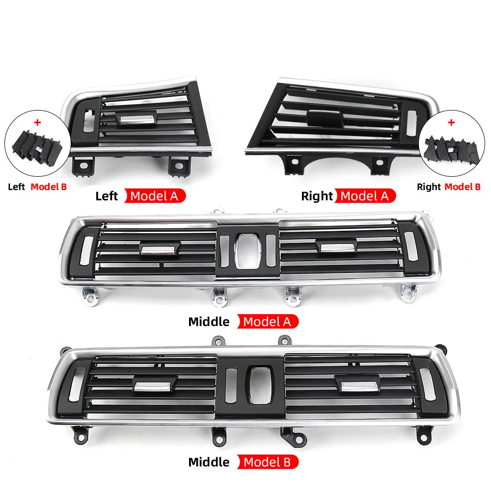 Car Front Rear Fresh Air Conditioning AC Vent Grille Outlet Panel Cover For BMW 5 Series GT F07 520d 530d 535i 2010-2016