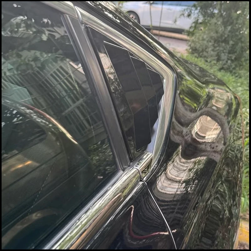 ل بويك ريجال أوبل إنسيجنيا 2017 2018 سيدان النافذة الخلفية ظلال أعمى كوة الإطار عتبة صب غطاء ملصق تقليم تصفيف السيارة #3