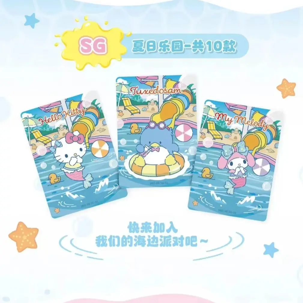 KABAO 2026 NEW ‌Sanrio Hello Kitty‌ ‌My Melody‌ ‌Kuromi Collection Card Periphery Surprise Gift Toy Girl Genuine Version Like