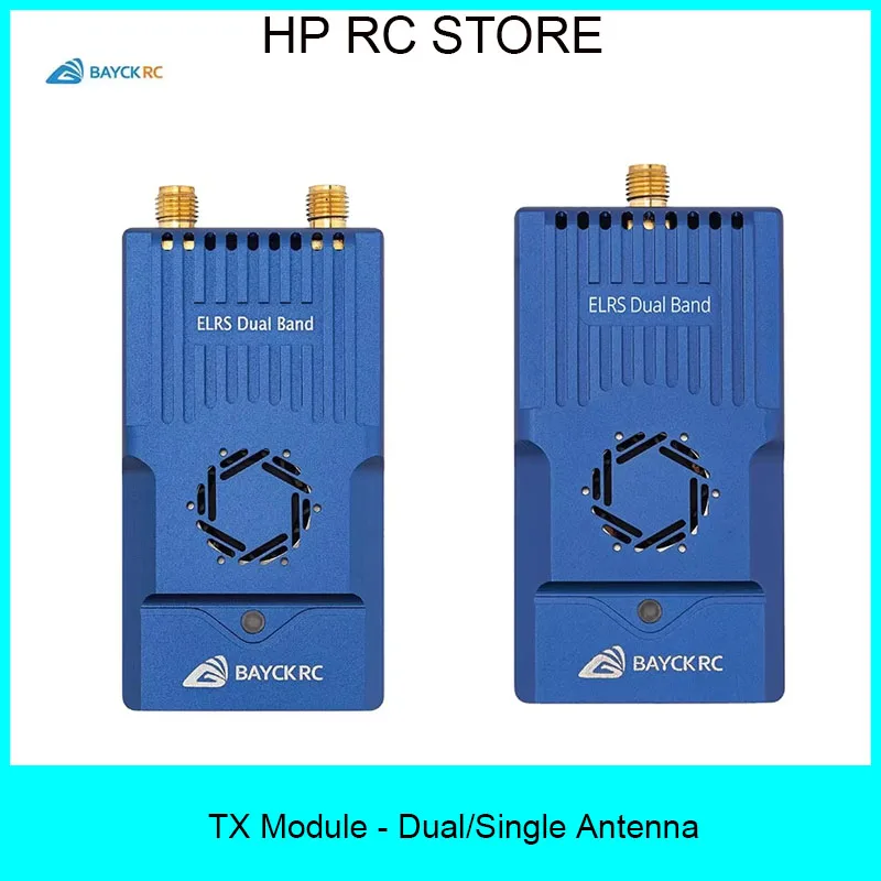 

BAYCK Nano ELRS TX Module - 915MHz/2.4GHz 1W Dual Band, Cooling Fan, Long Range for FPV Racing Drones