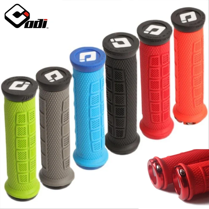 ODI Mountain Bike Grips Silicone Cycling Handles Cover 22.2mm Soft Bicycle Handlebar Grip Non-slip MTB BMX AM Folding Bike Cuffs