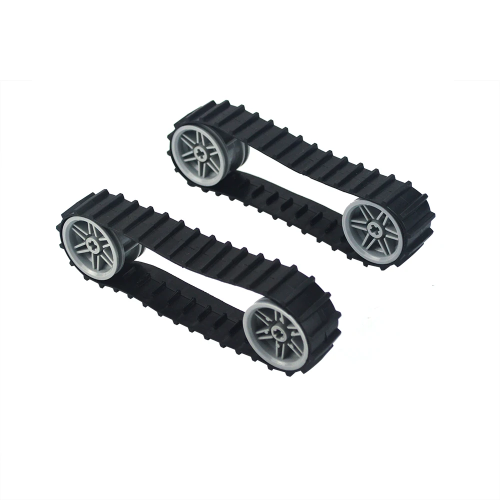 Panzerketten, Bausteine, Kettenglied, Bagger, MOC, technische Raupe, Radteile, Ziegelspielzeug, DIY, kompatibel mit 57519 88323 3711