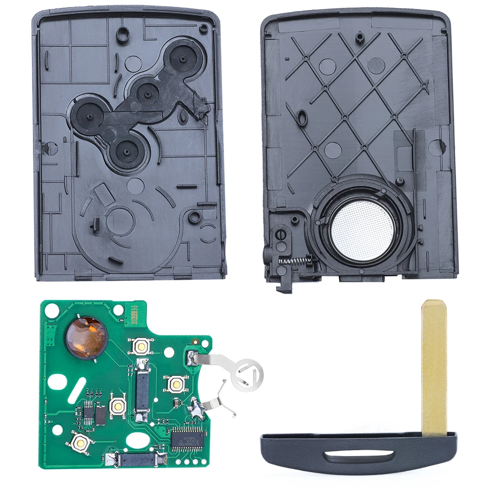 KEYECU 433MHz ID46 PCF7952A Chip 285975779R Smart Card Remote Key Fob for Renault Laguna III ZOE Fluence Grand Scenic Megane III