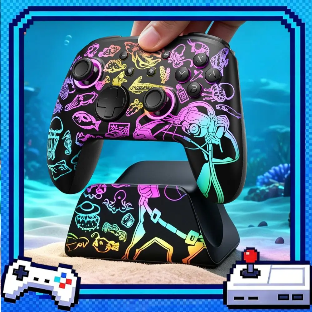 FUNLAB Firefly PRO+ Gaming Controller Diver Dave Handle Tri-mode Wireless RGB Controller Hall Charging Dock Multi-platform Gift