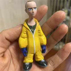 8cm cartoon breaking Gustavo Heisenberg Action Figure doll kid PVC collection the bad fried chicken white model toy