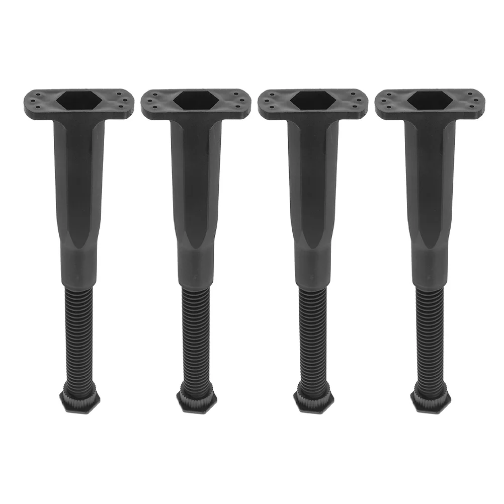 4Pcs Adjustable Furniture Legs Bed Leg Replacement Heavy Duty Table Support Bracket Extender Bracket Chair Leg Extenders