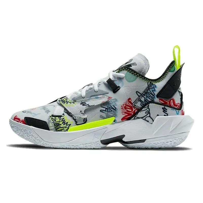 Nike Jordan Why Not Zer0.4 Graffiti Sneakers shoes DD4886-007