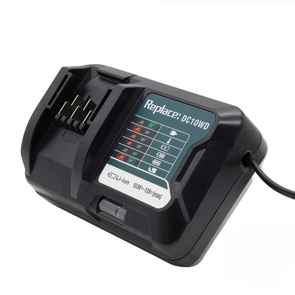 DC10WD BL1015 شاحن بطارية استبدال لماكيتا 10.8 فولت 12 فولت BL1016 BL1021B BL1041B FD05 DT03 RJ03Z SH02Z PH04Z DC10SB شاحن #2