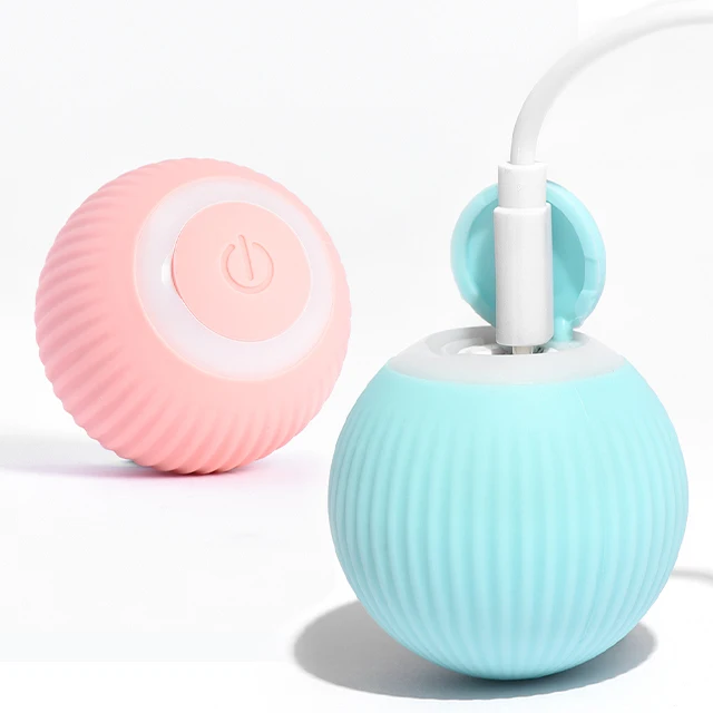 

New Style Automatic Rolling Cat Ball Toys Smart Kitten Motorized Toys Self-propelled Training Pet Kitten Indoor Interactive Toys