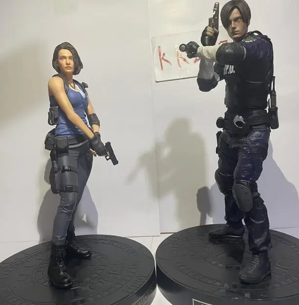 Character JILL VALENTINE BIOHAZARD EVIL Leon Scott Kennedy 30cm Action Statue Figure Toys