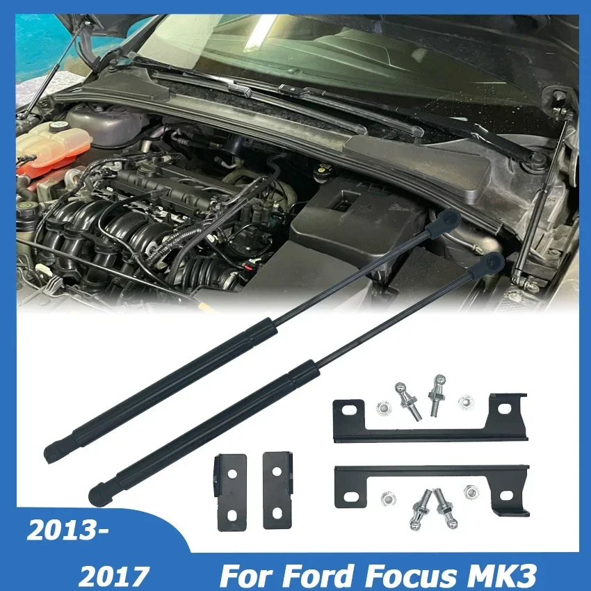 

For Ford Focus MK3 2013 2014 2015 2016 2017 Front Engine Bonnet Hood Gas Strut Shock Spring Lift Support Bars Car Accessories