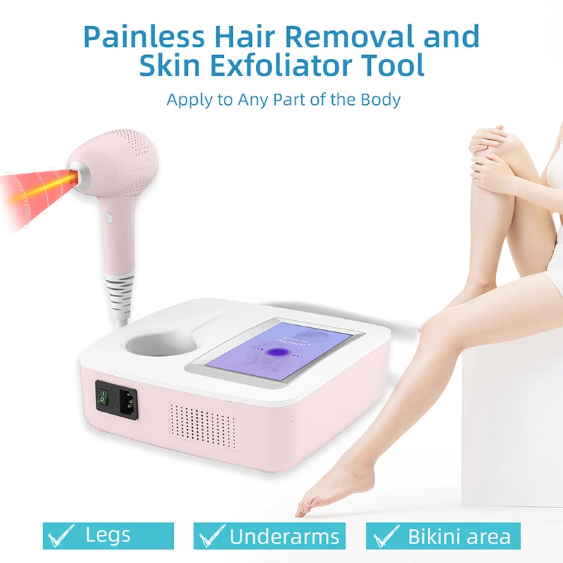 808nm Nono Diode Laser Hair Removal Machine for Face Body Painless Portable Depilation Equipment Whitening Skin Care