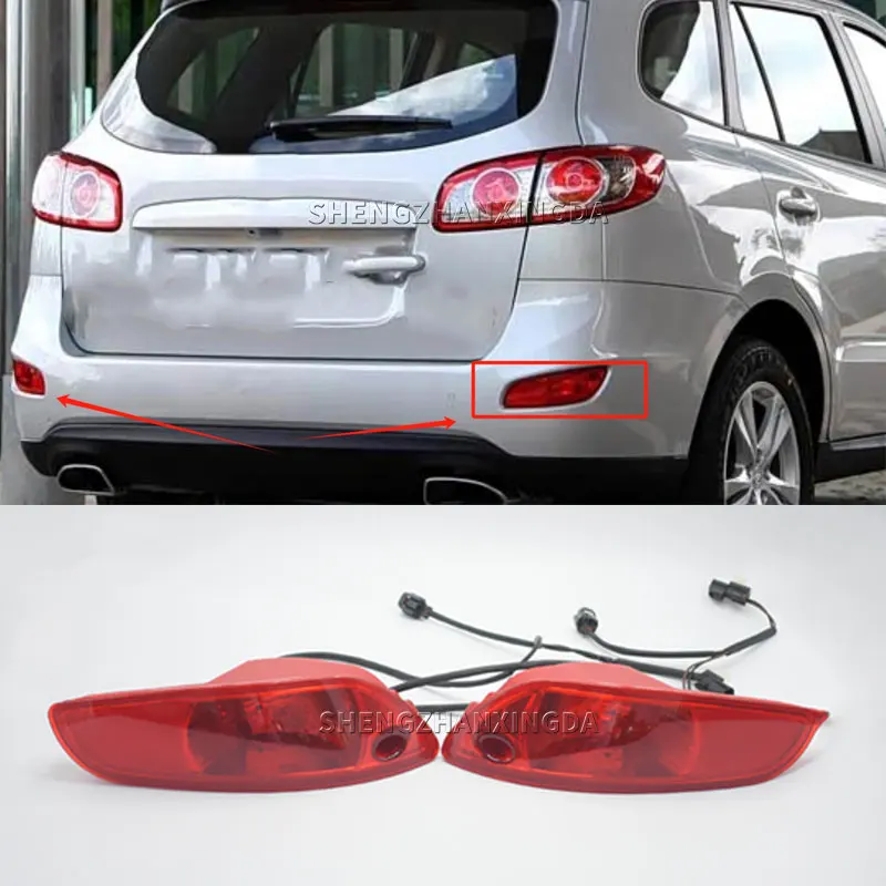 

Suitable for Hyundai Santa Fe 2010 2011 2012 2.4t 92408-2B500 92409-2B500 Rear Bumper Fog Light Brake Light