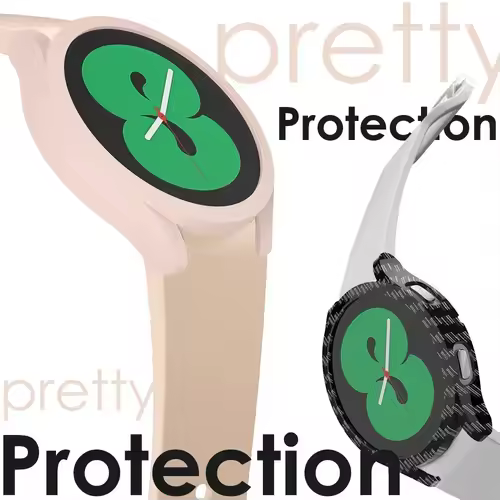 Watch Cover for Samsung Galaxy Watch 4 40mm 44mm 42mm 46mm 45mm,PC Matte Case All-Around Protective Bumper Shell for Watch5/5Pro - Image 2