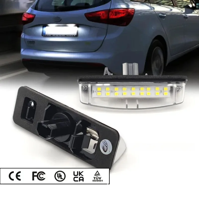 

2 Pcs for Number License Plate Light Lamp Super White Error Free LED License Plate Light