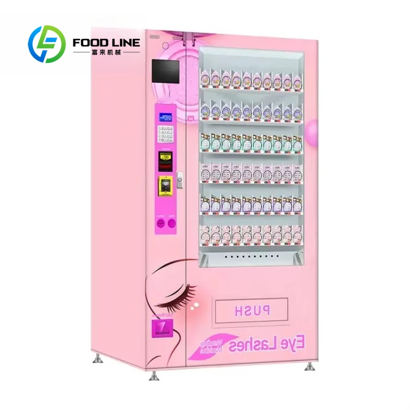 

Custom Touch Screen Women's Eyelashes Wig Nail Art Perfume Cosmetics Vending Machine