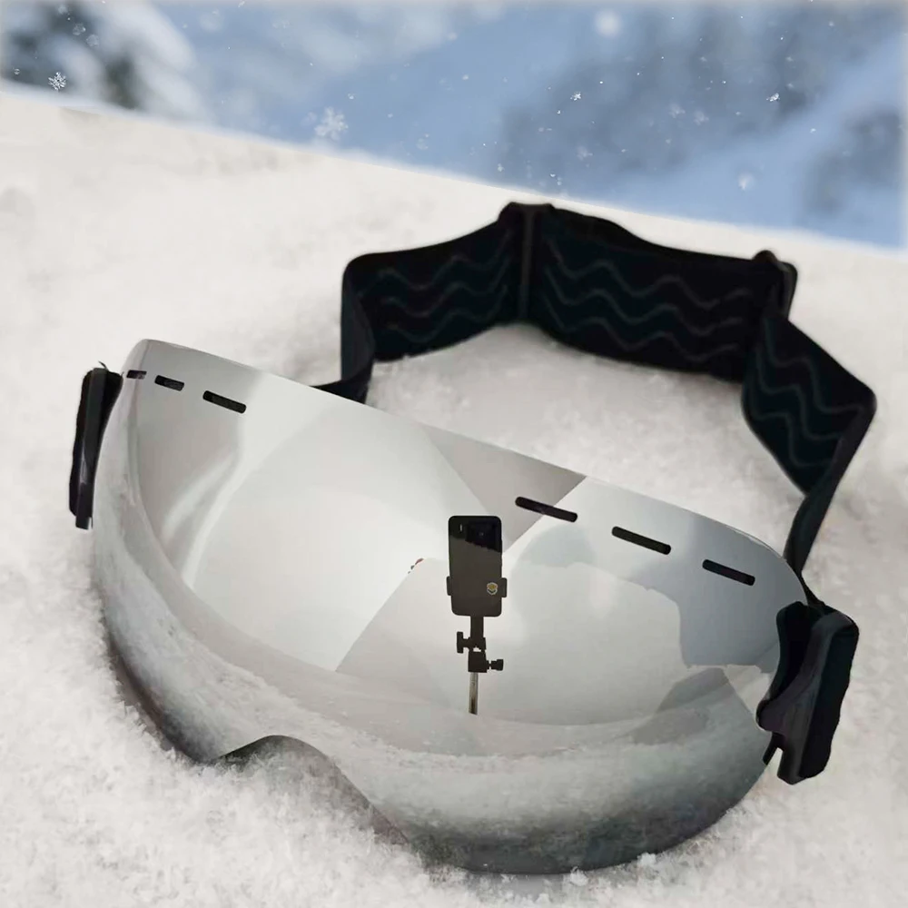 

Ski Glasses HD Lenses Protective Windproof Breathable Dustproof Suitable Man Woman All Day Ski Snow Mountain Sports Snowmobile