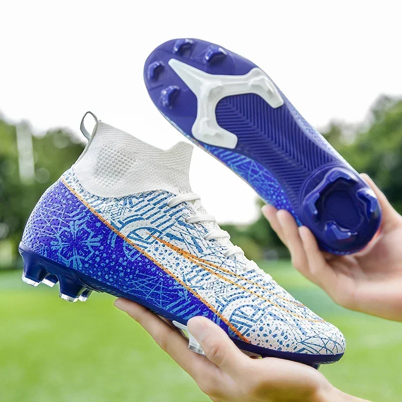 Quality Football Boots Men\'s Soccer Cleats Kids Football Shoes for Boys Unisex Training Soccer Shoes Non-Slip Sneakers