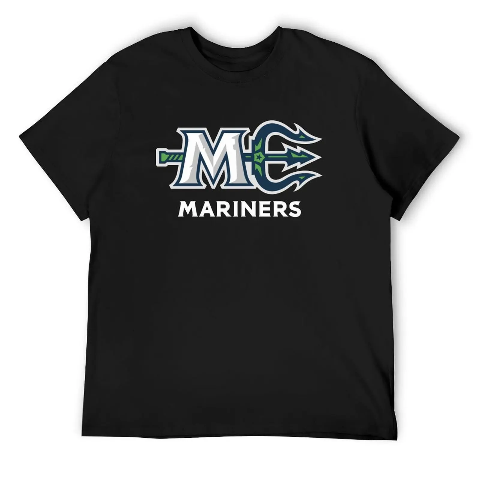 

Maine Mariners T-Shirt blue archive Short sleeve tee Louboutins customs mens clothes
